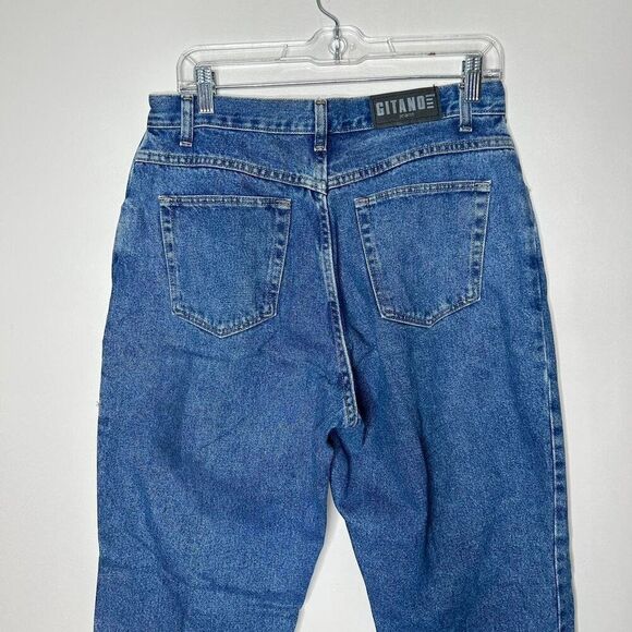 Vintage 90s 1990s Gitano Blue denim jeans with a straight leg - Picture 3 of 5